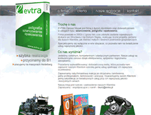 Tablet Screenshot of evtra.pl